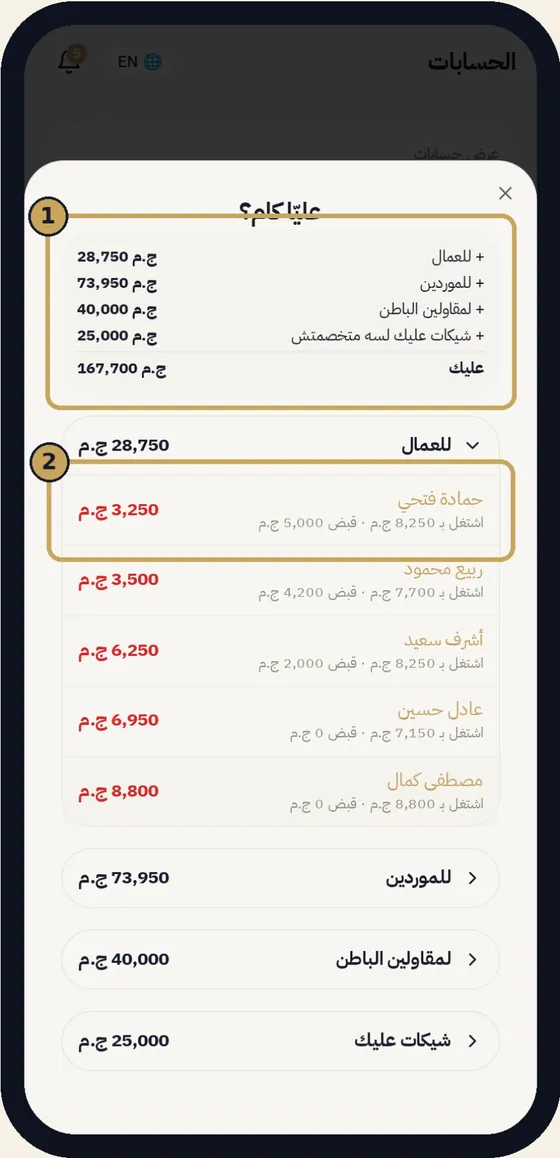 كل رقم بيقولك جاي منين — شاشة من تطبيق شطبلي